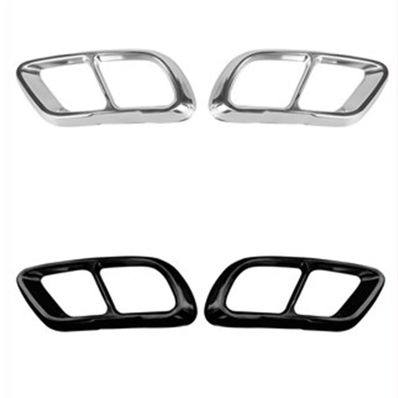 2 шт. глянцевый черный хром для нового BMW X5 G05 X7 G07 2019 2020 модель выхлопной трубы из