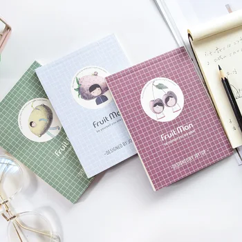 

4 PC Mini Cartoon Student NoteBook A6 Note Pad Letter Book Sketchbook Notebook