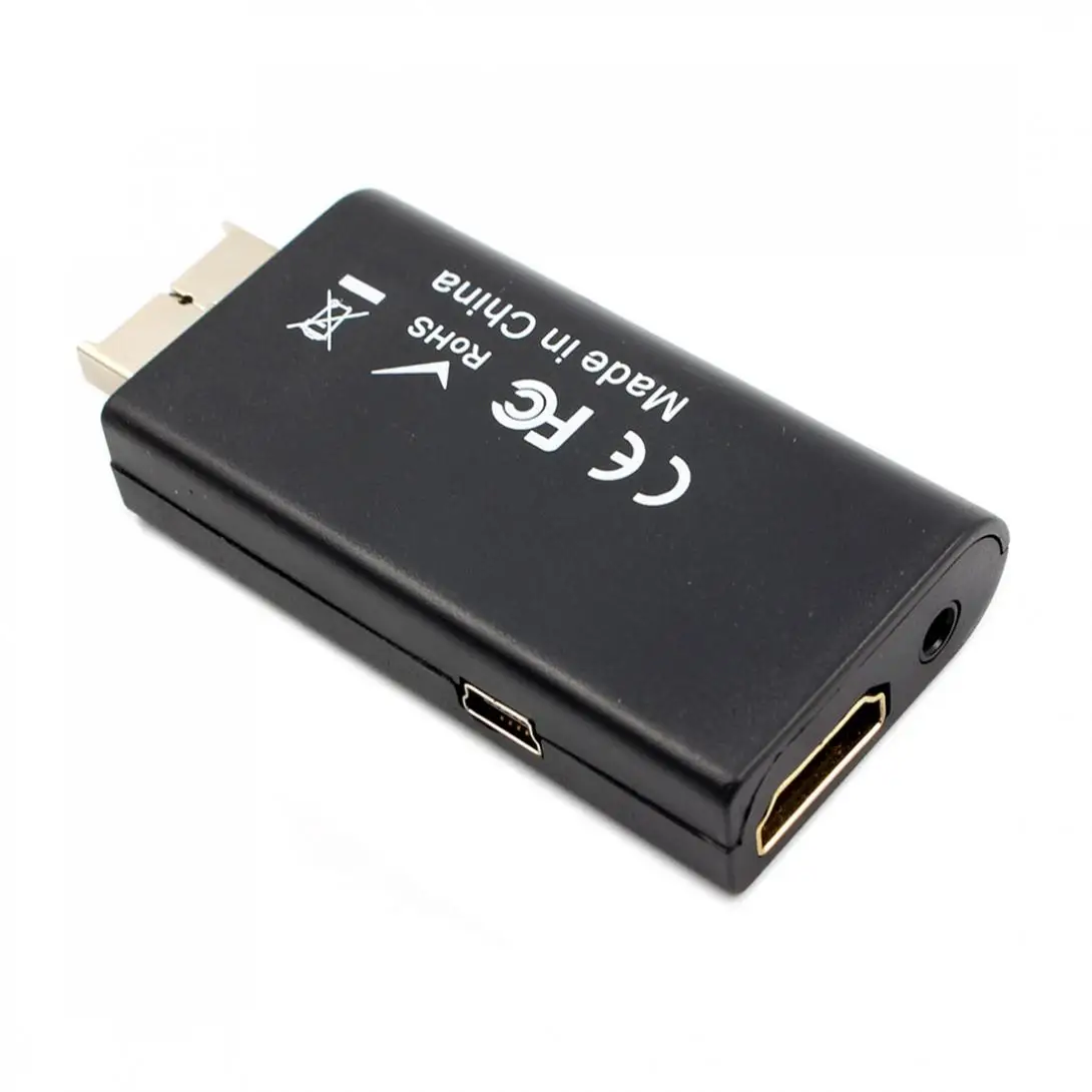 PS2 к HDMI Аудио Видео AV адаптер конвертер ж/3,5 мм аудио выход для HDTV