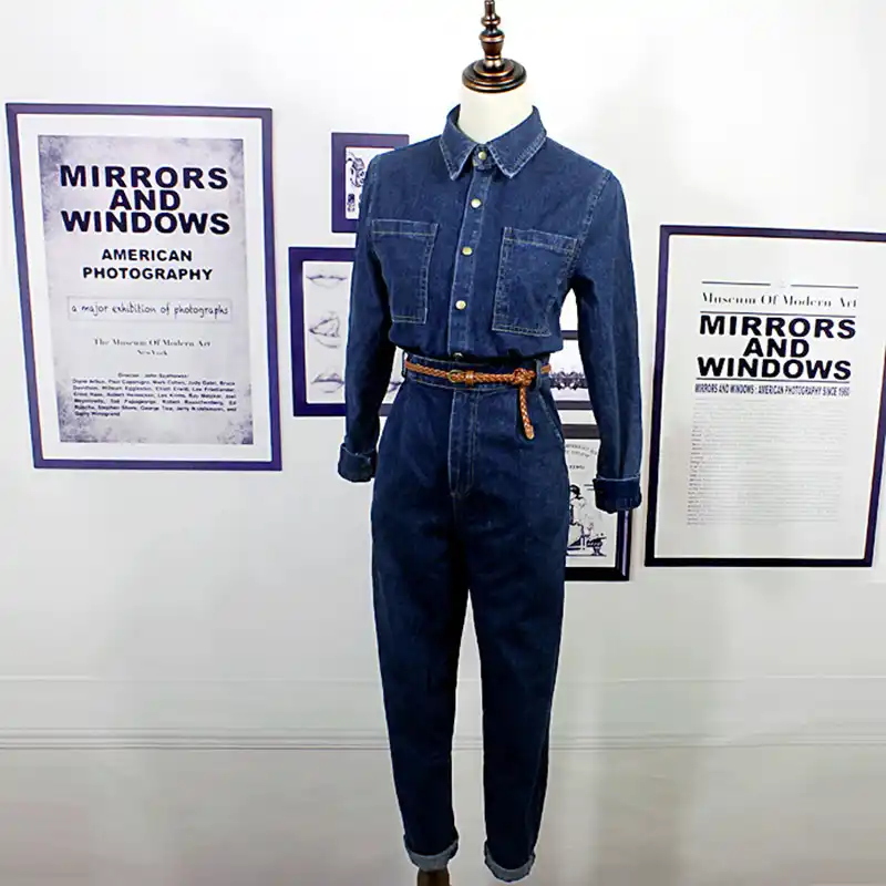 high waisted jeans with long sleeve shirt