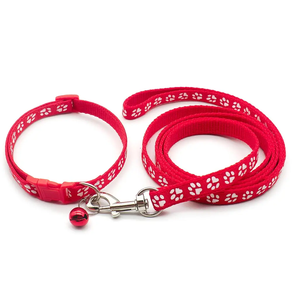 24Sets Dog Cat Leash Adjustable Leashes Collar Puppy Outdoor Walking Chihuahua Terier Schnauzer Outdoor Traction Rope General 
