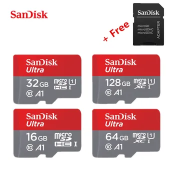 

Original Sandisk A1 Micro SD Card 128GB 32GB 64GB 256GB 16G 400GB Ultra Microsd Memory Card Class10 UHS-3 98M/s TF/SD Card