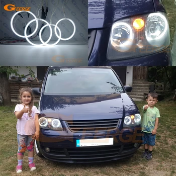 

For Volkswagen VW Caddy 2004 2005 2006 2007 2008 2009 Excellent ccfl angel eyes kit halo rings Ultra bright illumination