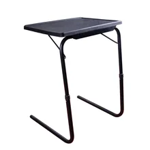 Регулируемый по высоте стоящий стол для ноутбука легкий пластиковый прикроватный компьютерный стол сильные стальные ножки с 3 углом наклона Настольный