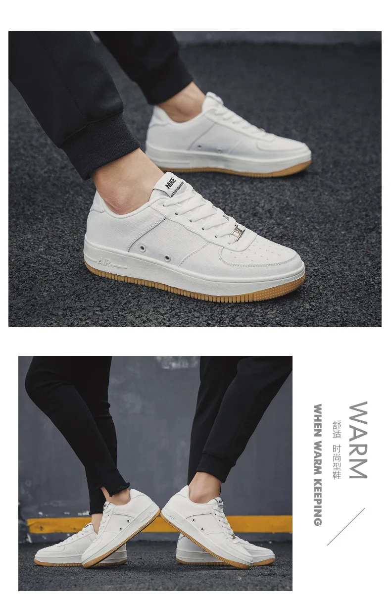 Лето стиль онлайн знаменитостей холщовые низкие кроссовки износостойкие Air Force One повседневная спортивная обувь мужская