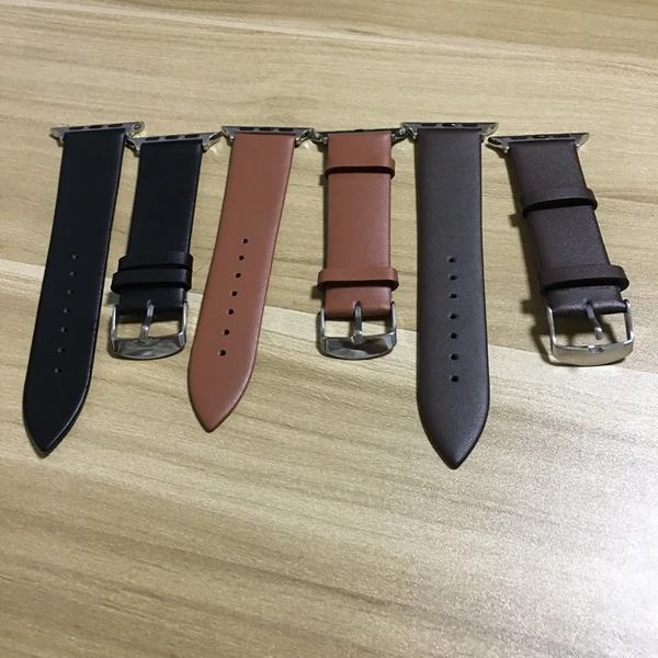 Прочный кожаный ремешок с пряжкой для iwatch 40 мм 44 мм для Apple Watch Band 4 3 2 1 соединитель на запястье 42 мм 38 мм серия 5