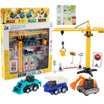 

Simulate Model Car Fire Brigade Ladder Lifting Dismounting Excavator Crane DXAD