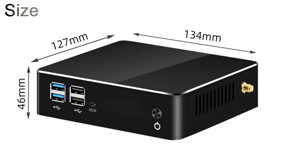Мини-ПК 8-го поколения Intel Core i7-8565U i5 i3 2* DDR4 M.2SSD HDMI DP 4K 60fps 6* usb type-C WiFi окно 10 HTPC компьютер неттоп i9 9th