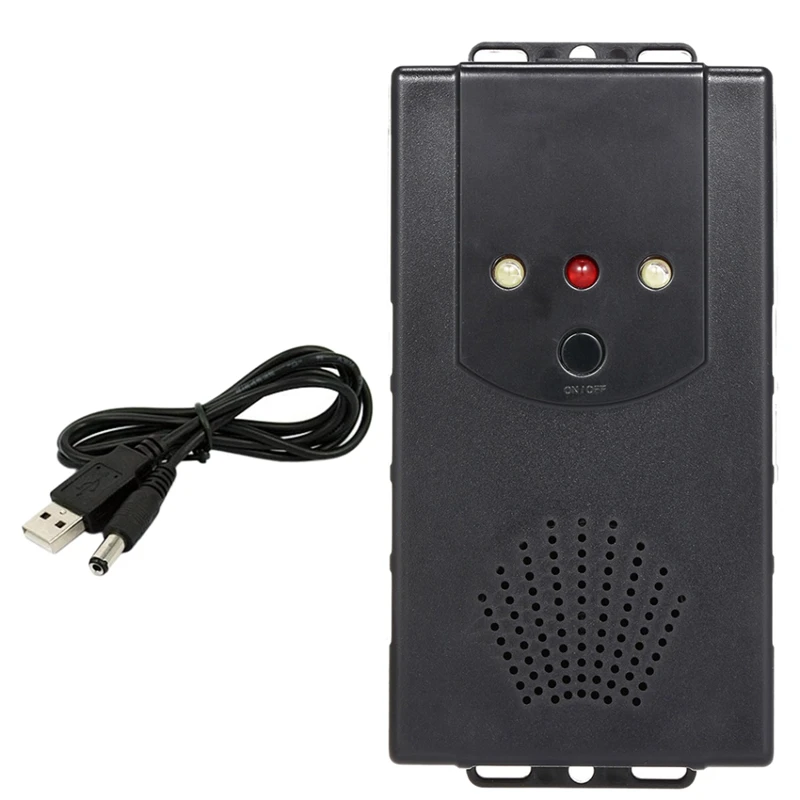 

Fashion12V Car Under Hood Animal Pest Repeller Vehicle USB Rodent Repellent Ultrasonic Rat Deterrent Automobile with LED Flashli