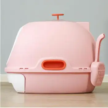 

Cat Sandpot Splash-proof Fully Sealed Deodorizing Cat Toilet Extra Large Drawer Sandpot Top-in Type Fecal Pot Cat Products