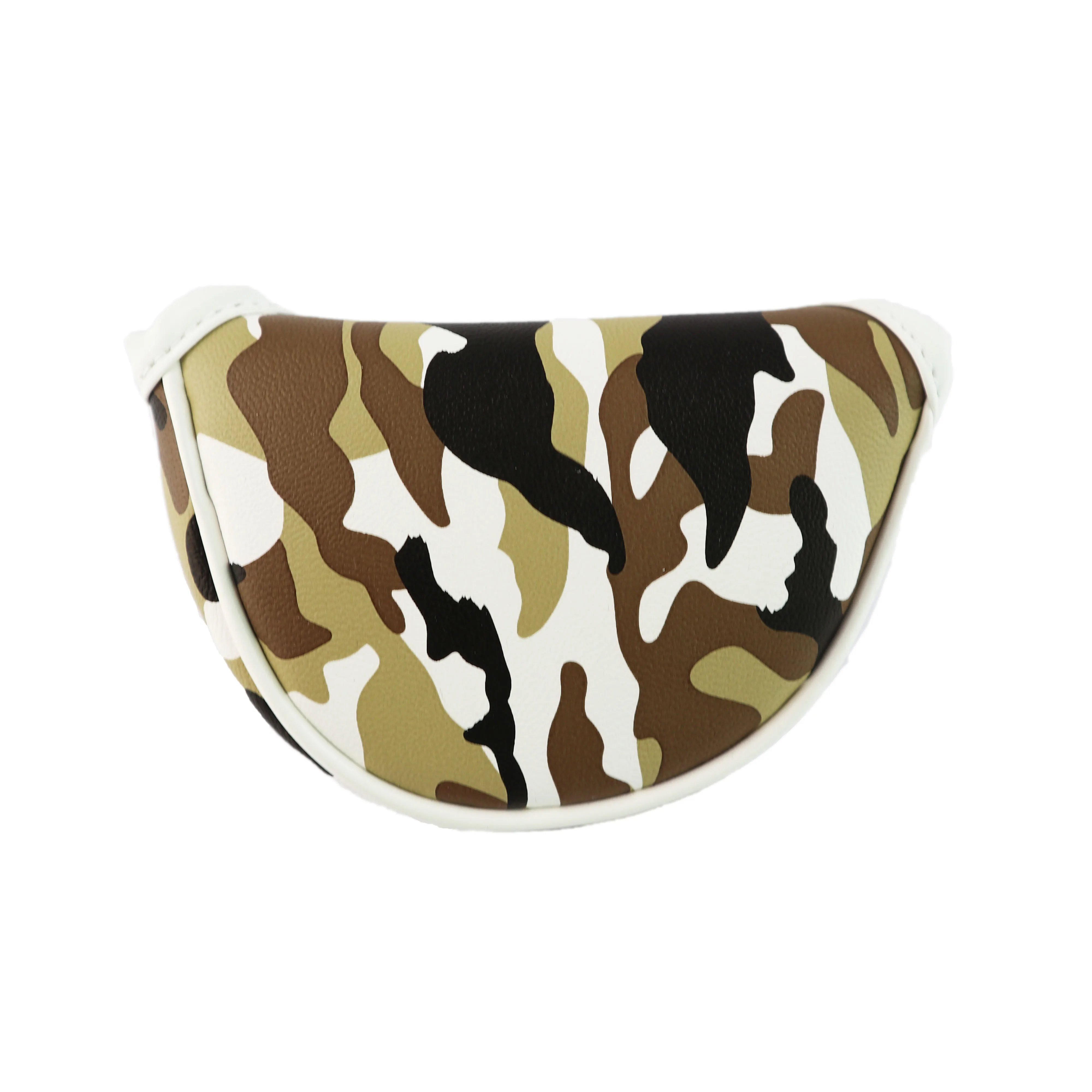 Small semicircle Колотушка для гольфа, клюшки для гольфа, магнитное закрытие, индивидуальное покрытие для головы, синтетическая кожа, колотушка для гольфа, крышка для головки клюшки - Цвет: Small semicircle