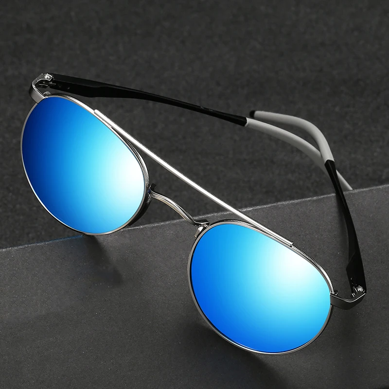 Солнцезащитные очки унисекс в готическом стиле, стимпанк, круглые винтажные аксессуары в алюминиевой оправе для мужчин и женщин, подходят для вождения, поляризованные, с защитой UV400