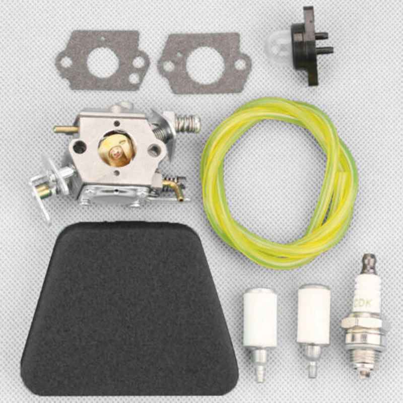 

Carburetor Diaphragm Gasket Air Filter Spark Plug Kit For For McCulloch Mac 333 335 338 435 436 438 440 Small Engines
