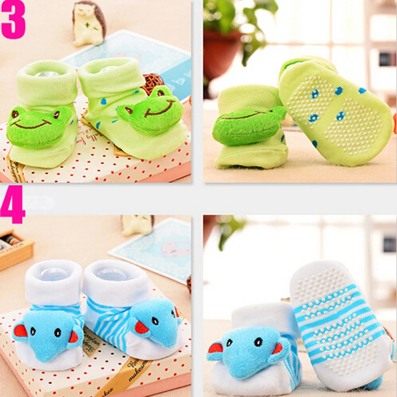 Cartoon Baby Floor Socks Anti-slip Warm Soft for Newborn Infant Toddler Socks Autumn Winter Cotton Breathable Foot Socks