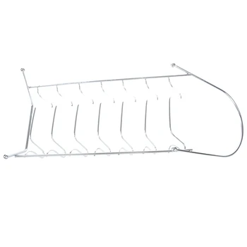 

Plate Organizer 7 Slots Chrome Plated Dish Racks Countertop Drying Stand