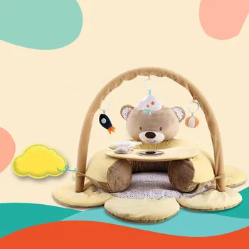 

Cartoon Soft Bear Plush Baby Seat Learning to sit bench baby playmat gym kids rug crawling mat kids carpet toys for toddler boys