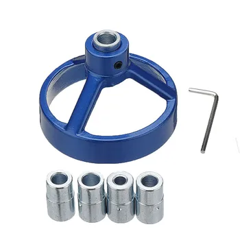 

Drilling Guide Locator 6/7/8/9/10mm Joinery System Kit Drill Hole Jig Puncher Opener Door Cabinets DIY Tool for Woodworking Blue