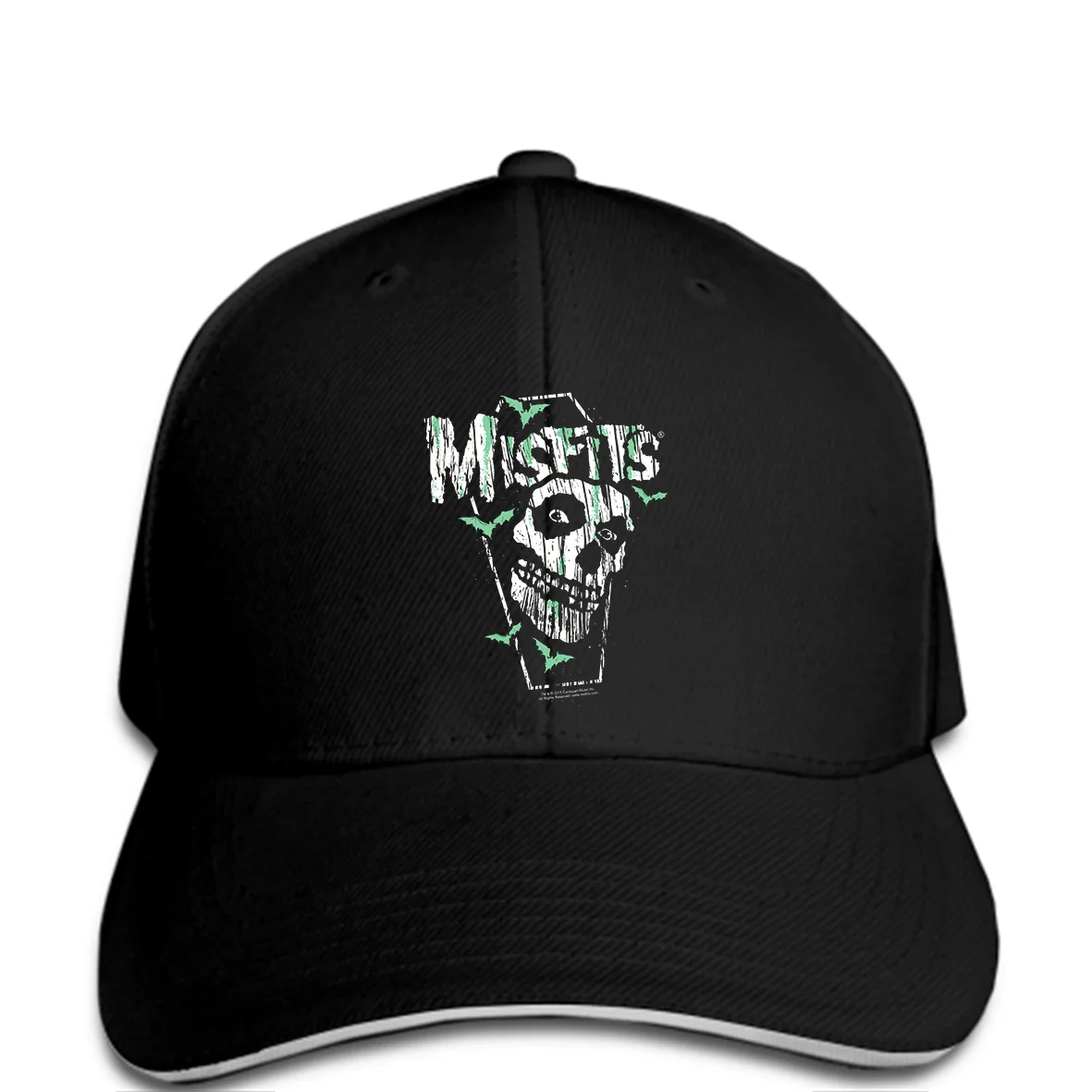 Новая мужская бейсбольная кепка Misfits Coffin, новая модная бейсболка с принтом Merch Horror Punk Walk среди нас Dead Alive