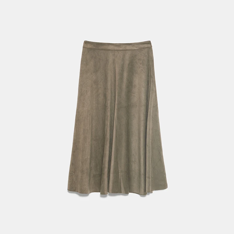 HDY Haoduoyi новые модные женские осенние темпераментные элегантные однотонные узкие юбки средней талии женские повседневные юбки на молнии