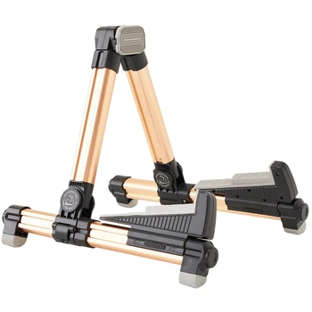 

New Calux Universal Folding Acoustic Guitar Stand, Suitable for Electric Guitars Classical Ukulele Violin Stand