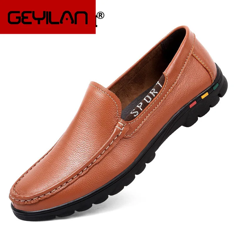 

Men Real Leather Casual Shoes Handmade Fretwork Breathable Shoes Daily Outdoor Men Shoes Male Footwear