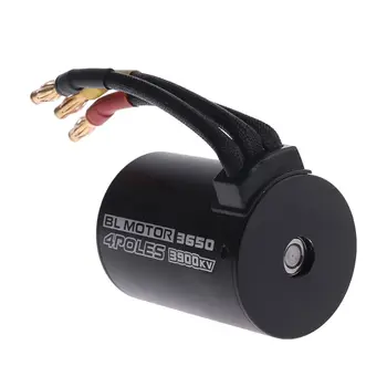 

3650 3900KV Waterproof Brushless Electric Motor Sensorless for 1/8 1/10 RC Car Part 94123 Truck Crawler C63C