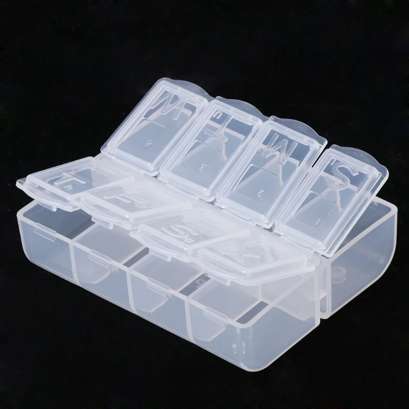 

Plastic Storage Box Case Home Organizer Jewelry Beads Pill Boxes Multifunction Screw Components Sorting Organizer Parts