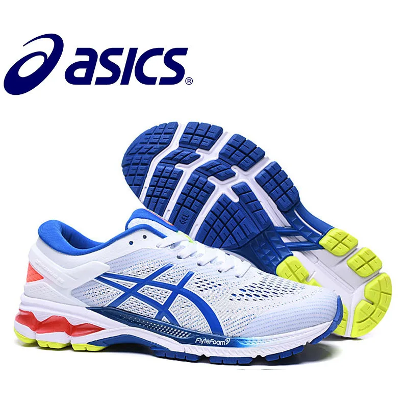 kayano 26-02 Оригинальные мужские кроссовки Asics Новые поступления Asics Gel-Kayano 26 Мужская Спортивная обувь Размер Eur 40-45 Asics Gel Kayano 26 - Цвет: kayano 26-02