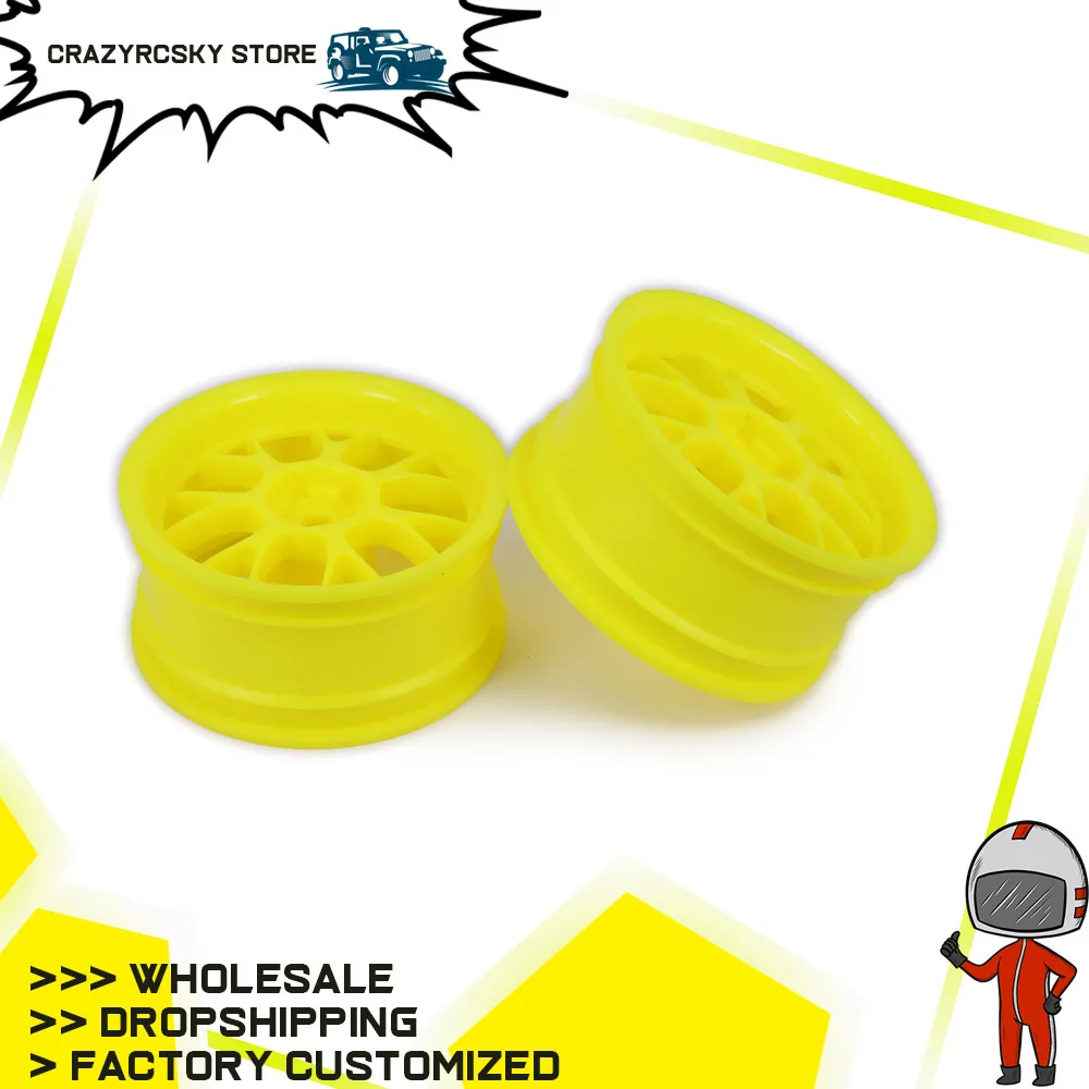 Обод колесный пластиковый для радиоуправляемой машины 52 мм 2 шт./комплект |