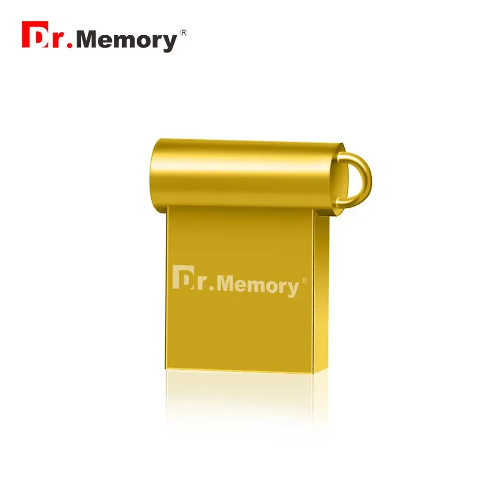 gold Usb 2,0 мини металлический Usb флэш-накопитель 4 ГБ 8 ГБ 16 ГБ 32 ГБ 64 Гб водонепроницаемый металлический флеш-накопитель Micro креативный Usb подарок - Цвет: gold