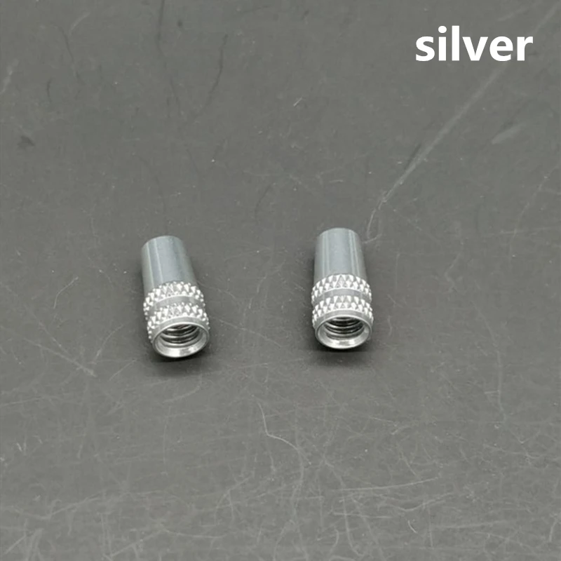 silver FOURIERS VL-PE009 шины для шоссейного велосипеда колпачок клапана Пылезащитный Чехол для Presta французский клапан аксессуары для колес велосипеда - Цвет: silver