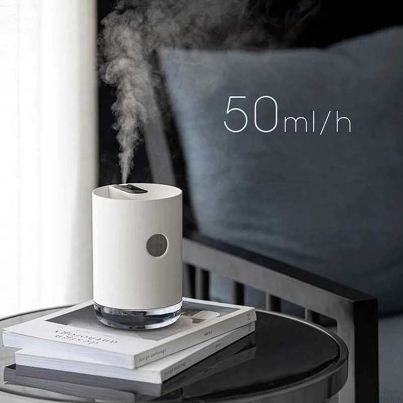 Hause Luft Luftbefeuchter 1L 3000MAh Tragbare Wireless USB Aroma Ätherisches Öl Diffusor Batterie Lebensdauer Zeigen Aromatherapie Humidificador