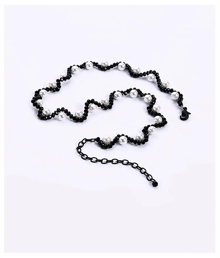 Creative beaded necklace female temperament wild personality clavicle chain simple pearl | Украшения и аксессуары