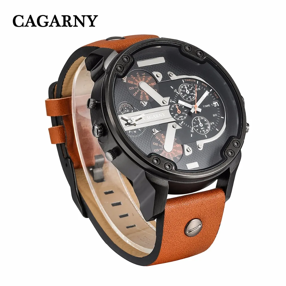 classic design dual time zones military watches for men watch drop shipping wristwatches auto date (9)