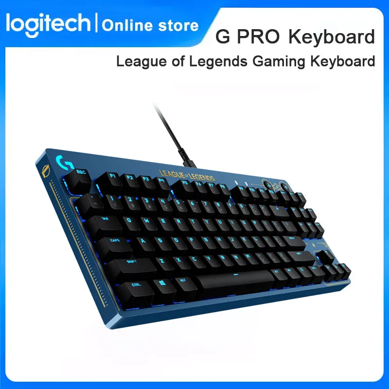 

Logitech G PRO Wired 87-key GX BROWN tactile switches League of Legends Mechanical Gaming Keyboard For E-sports Game Player