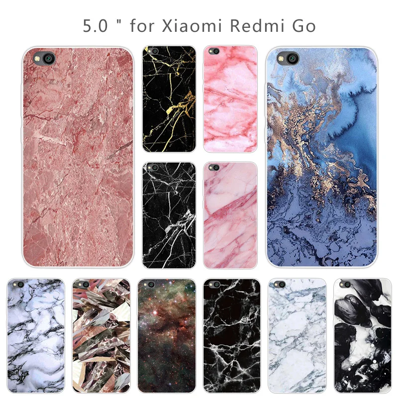 

Phone Case For Redmi Go Silicone TPU Soft Patterned Capa for Xiaomi red mi go Slim Back Cover For Redmi Go Full Protection Shell