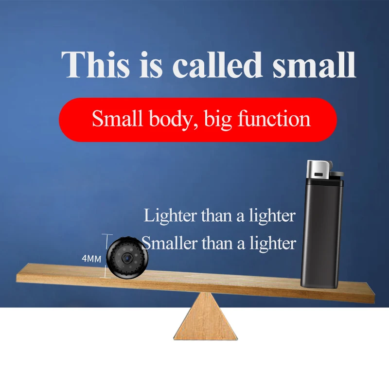  HiLEME Motion Detection mini Camera WIFI wireless 1080P Secret Small Camcorder 2019 Top Selling Rem