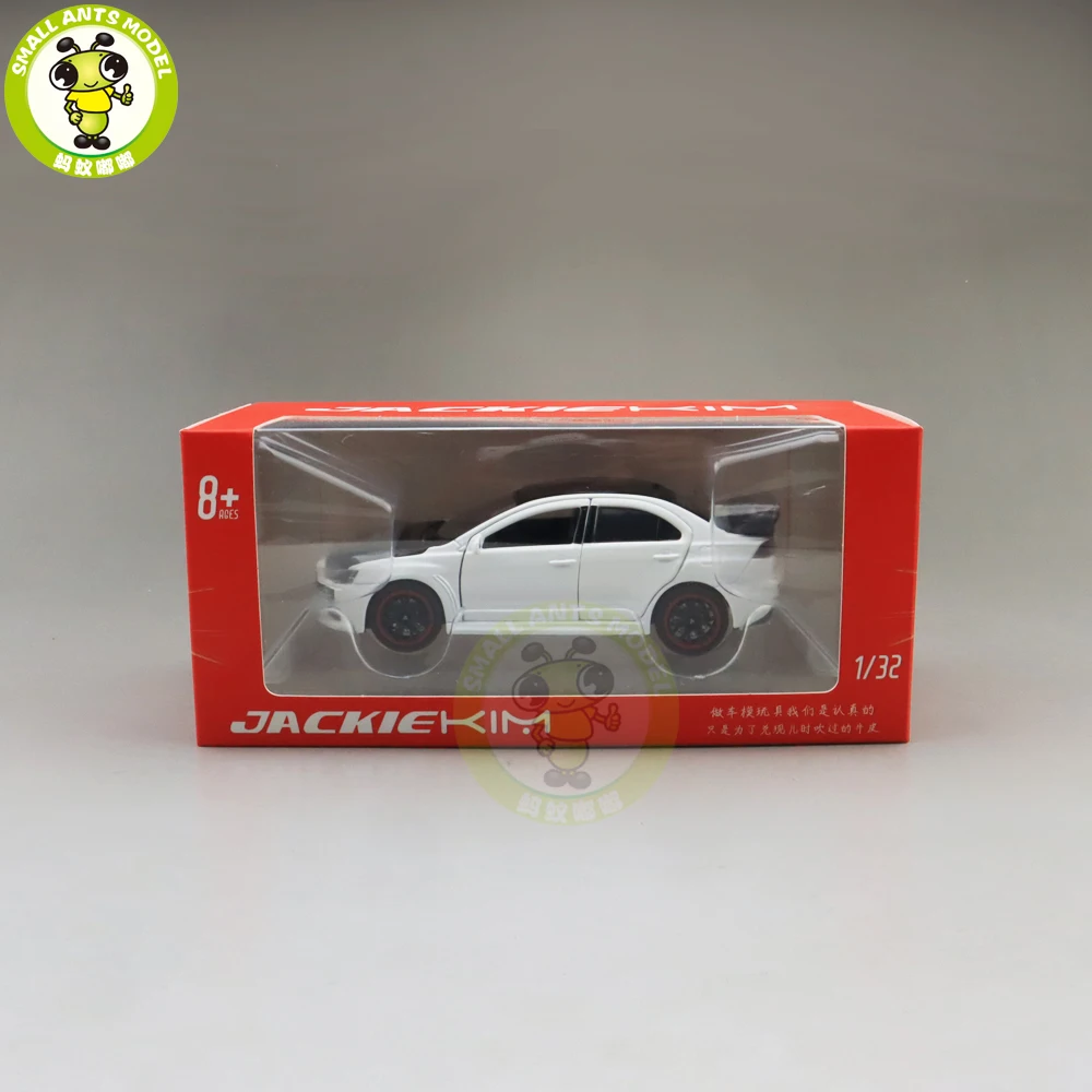 1/32 JACKIEKIM Mitsubishi Lancer EVO X 10 BBS RHD с черной крышей литая модель автомобиля игрушки для детей Подарки для мальчиков девочек