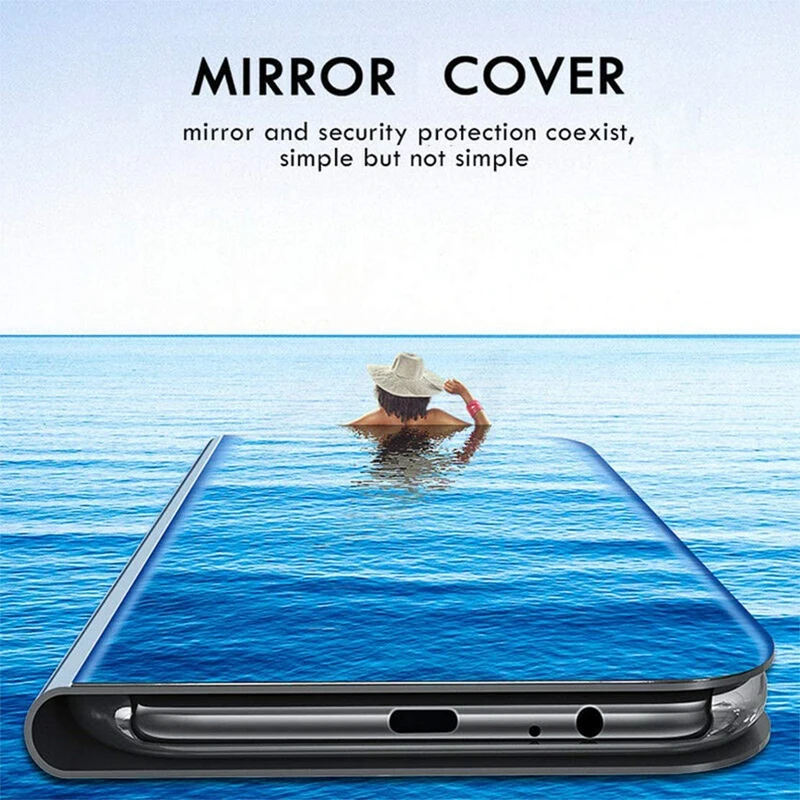 mous wallet Smart Mirror Flip Case For Huawei P30 P40 P20 Lite Pro Plus P10 Mate 40 20 30 10 Lite  Phone  Cover Funda mobile pouch for running