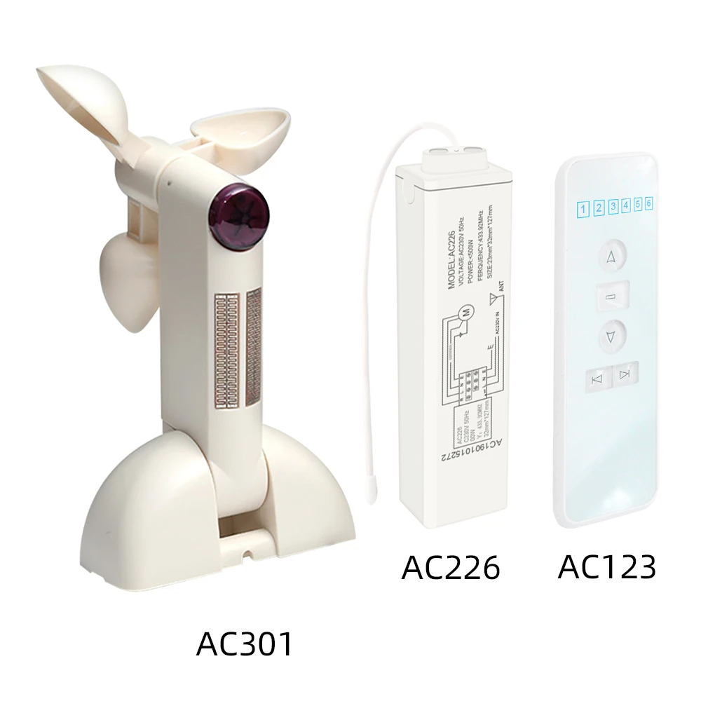 Capteur De Vent Universel Pour Store Banne Capteur De Météo Sans Fil, Capteur De Vent Sensible À La Pluie, Rideau De  Fenêtre, Stores, Auvent Pour Domotique Intelligente Maison Intelligente -  Télécommandes - AliExpress