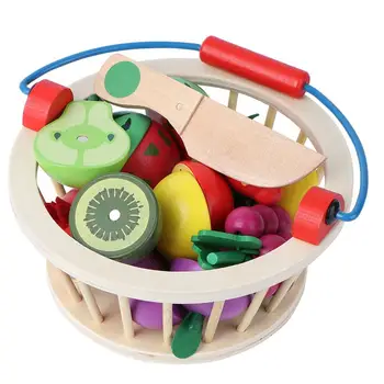 

1 Set Children Vegetable Cutting Toy Magnetic Toy Playing House Props Pretend Play Toy