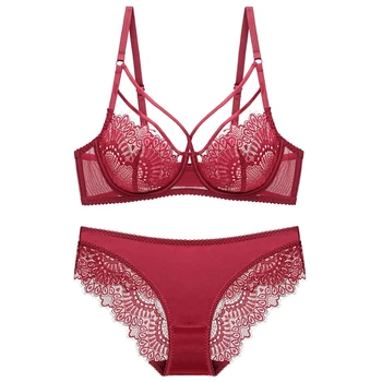 

Miss Zia Underwire Bra And Panty Set Plus Size Unlined Summer Underwear Sets Women Lingerie Feminina 2020 Underwear & Sleepwears