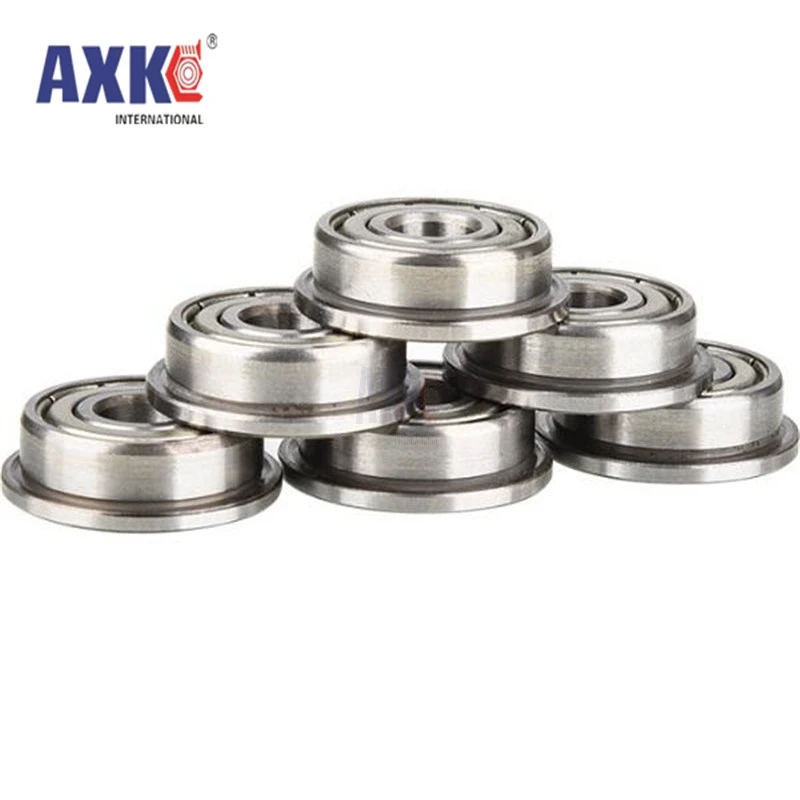 F692ZZ F693ZZ F694ZZ F695ZZ F696ZZ F697ZZ F698ZZ F699ZZ Flange Ball Bearing Metal Shielded Flanged Bearings 5pcs