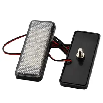 

12V 27Led Bulbs Reflective Patch Rear Light Lamp Motorcycle Car Decoration Refires Rectangle Brake Lights Turn Signal Light