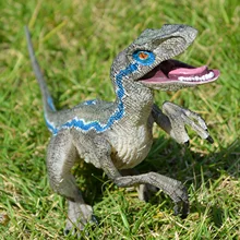 Jurassic World – Raptor bleu, dinosaure Velociraptor, jouet modèle cadeau d'anniversaire pour enfants