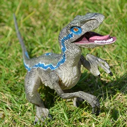 Jurassic World – Raptor bleu, dinosaure Velociraptor, jouet modèle cadeau d'anniversaire pour enfants 
