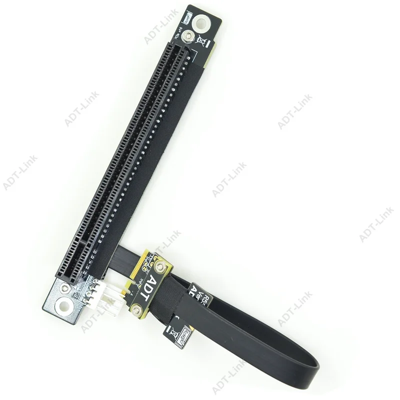 PCI E NGFF ( M.2 A/E Key) к PCIe 3 0x16 Удлинительный кабель угловой Express x1 x4 x8 x16|Компьютерные