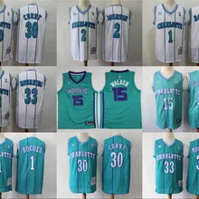 Мужской бейсбольный мяч Шарлот Алонзо траурный Стивен Карри Ларри Джонсон женский Молодежный детский Tyrone Bogues свитер