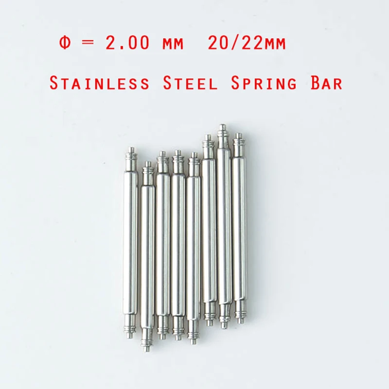 19mm 24mm 18mm 20mm 22mm 4 x STRONG 1.8mm THICK SPRING BARS.WATCH 16mm 