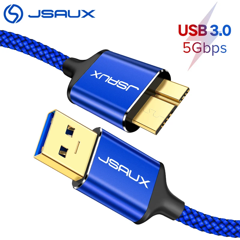 Кабель Micro USB 3 0 Jsaux кабель B передачи данных штырь чехол для жесткого диска Samsung